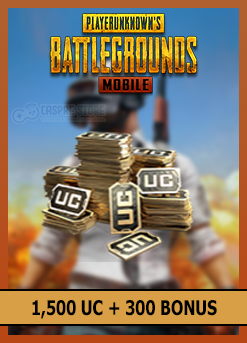Pubg Mobile - 1500 UC + 300 Bonus