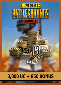 Pubg Mobile - 3000 UC + 850 Bonus