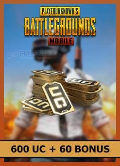 Pubg Mobile - 600 UC + 60 Bonus